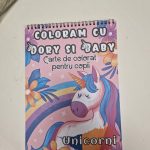 Carte de colorat cu unicorni pentru copii, Coloram cu Dory si Baby, A4, 52 pagini, seria Opin puk photo review