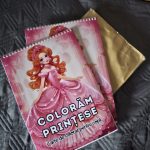 Carte ce colorat cu printese