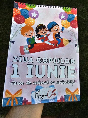 Carte pentru copii cu activitati, Cadou de 1 iunie Ziua Copiilor, A4, Spira, MAGIA CARTII, Seria Opin Puk photo review