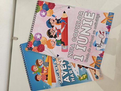 Carte de colorat si desenat pentru copii, Vacanta de desenat Aventuri Harta comorii piratilor, A4, Spira, MAGIA CARTII, Seria Opin Puk photo review